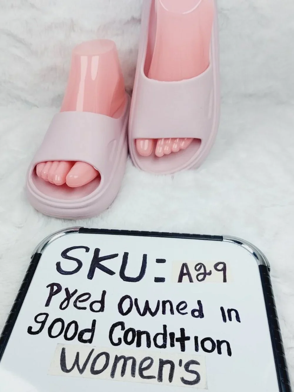 ZARA Women's Rossafever Pink Classic Slip-On Slide Sandals Size US 5 EUR 36 - Picture 8 of 8